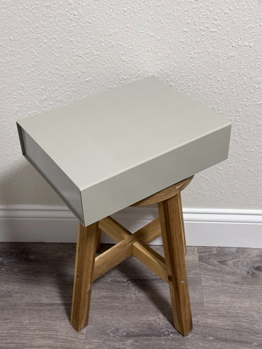 HAY Denmark Medium Grey Colour Storage Box Magnetic Lid Scandinavian Home
